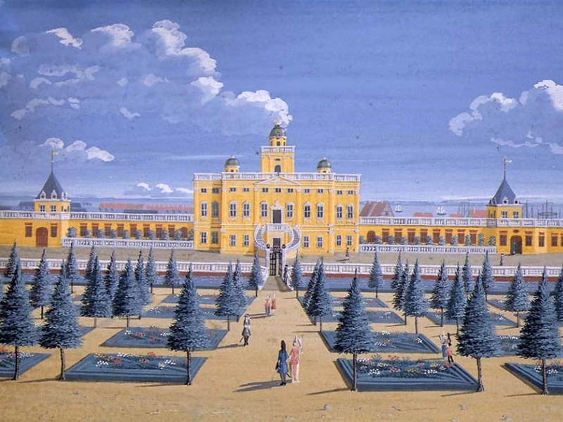 1715-Johan Jacob Bruun - Sophie Amalienborg, Copenaghen (1740)